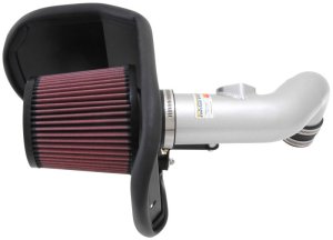 Chevrolet Sonic Performance Air Intake - K&N Engineering - Typhoon - Silver - `12-`19 Chevrolet Sonic Performance Air Intake - K&N Engineering - Typhoon - Silver - `12-`19